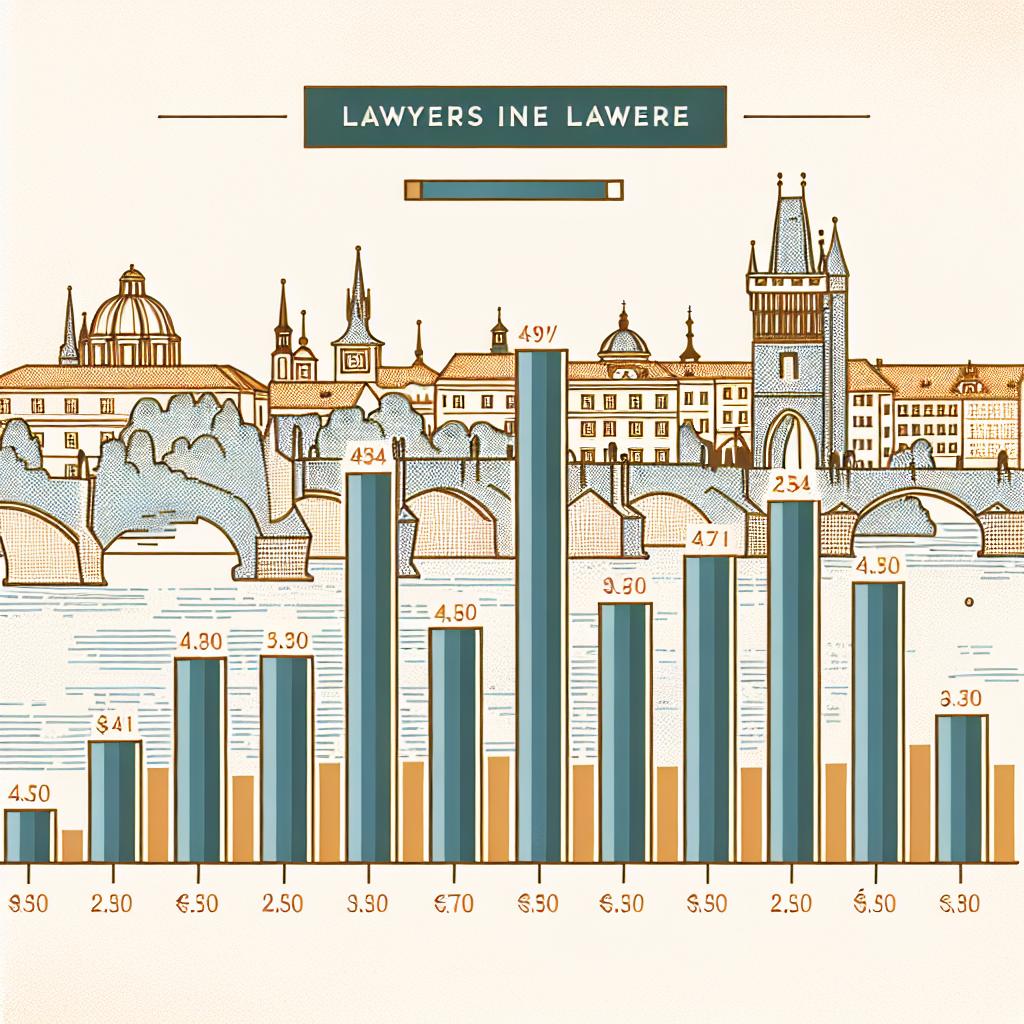 Průměrné platy advokátů v Česku