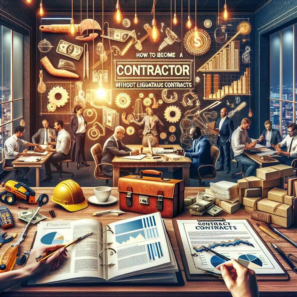 Jak se stát Kontraktorem bez licence: Tajný klíč k lukrativním zakázkám