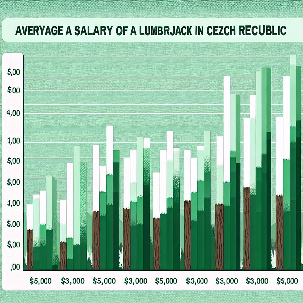 Dřevorubec plat v České republice