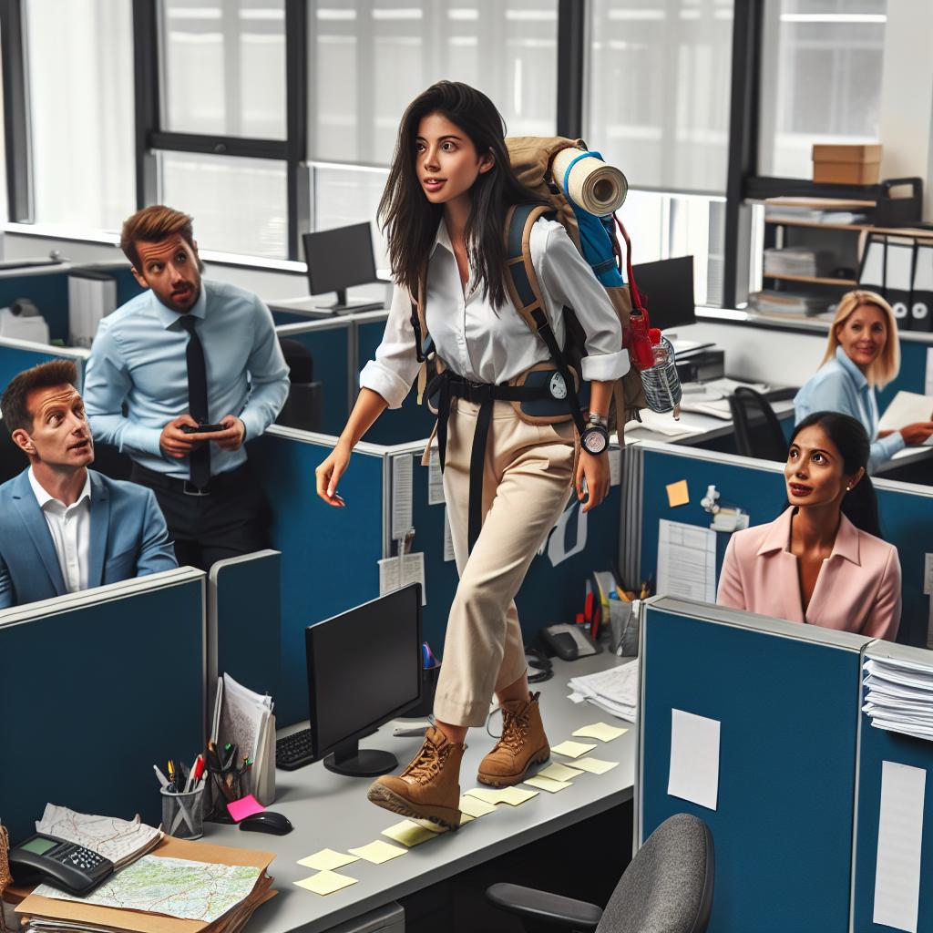 Jak začít s trampingem v kanceláři