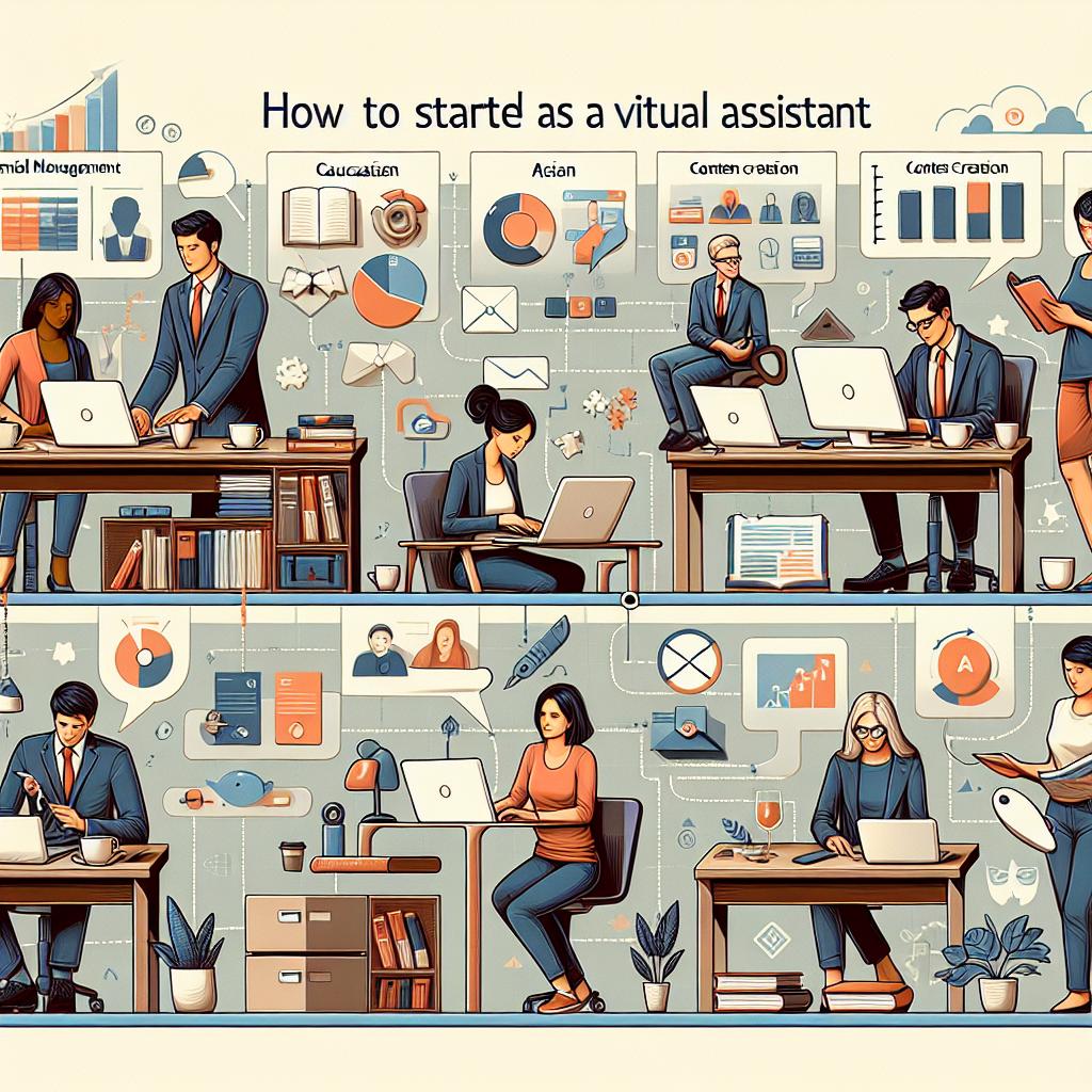 Jak začít jako virtuální asistentka