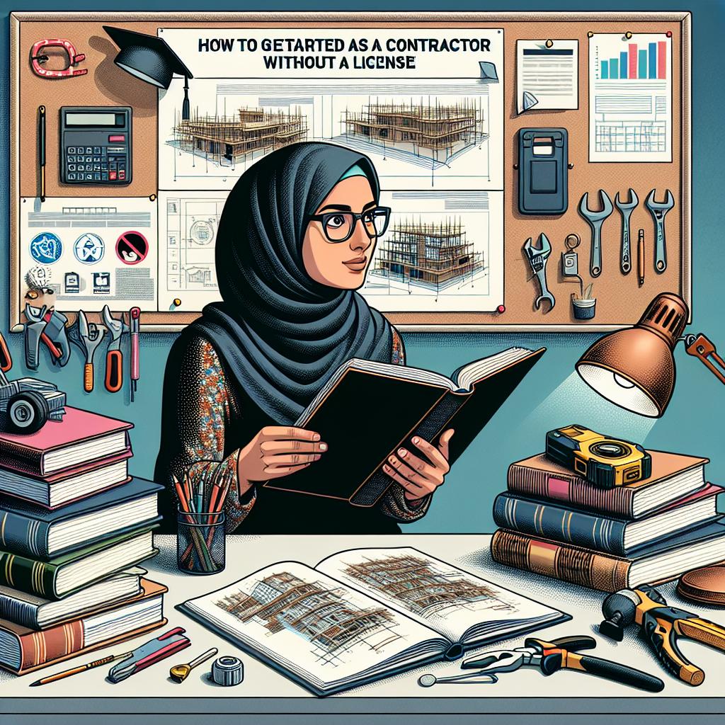 Jak začít jako kontraktor bez licence