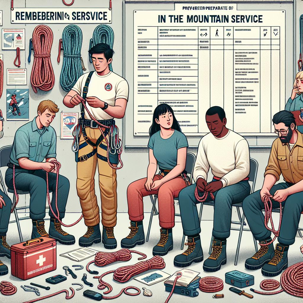 Jak se připravit na členství v horské službě