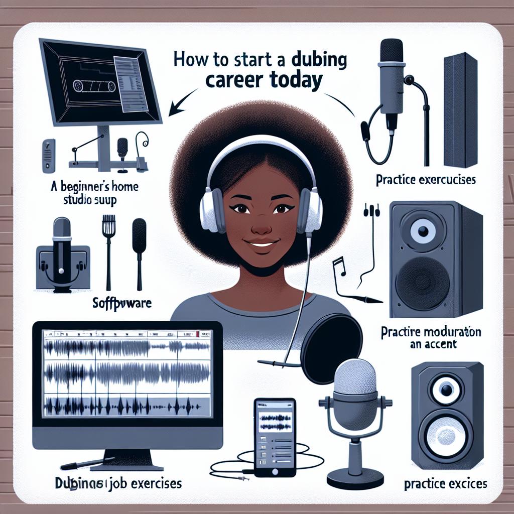 Jak začít s dabingem dnes