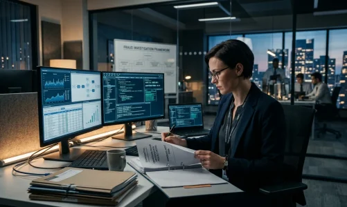 Jak se stát forenzním specialistou a auditorem: Zkoušky, certifikace CFE a plat v ČR (AI Generated Image)
