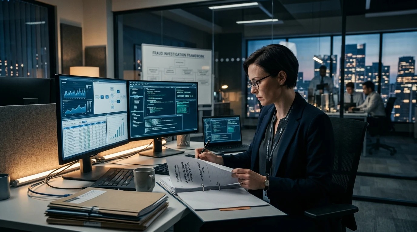 Forenzní audit vyšetřování podvodů a certifikace CFE v ČR (AI Generated Image)